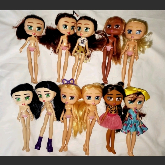 :* 13 used Boxy Girls Doll Lot of nude in good condition read description boxie - Picture 11 of 16